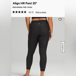 Lululemon Align HR Legging 25"